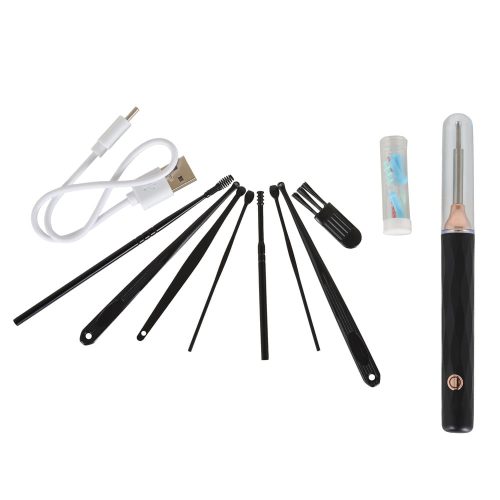 Moni Otto fültisztító kamerás, led lámpával és tisztitófejekkel