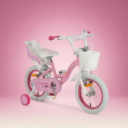 Moni BYOX FLOWER PINKY gyerek kerékpár 14es lány PINK
