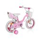 Moni Byox flower pinky gyerek kerékpár 14es lány pink