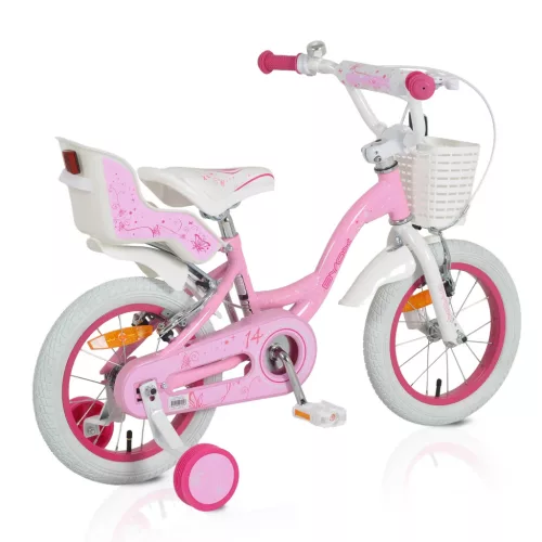Moni BYOX FLOWER PINKY gyerek kerékpár 14es lány PINK