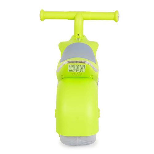 Moni Mini cruze futóbicikli, ráülős járgány, kismotor, zenélő, óriás kerekekkel uv zöld