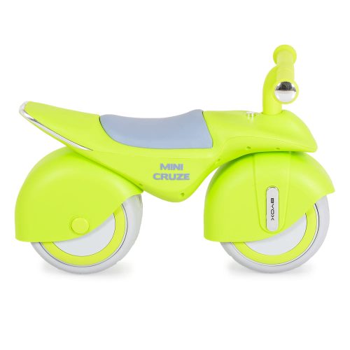 Moni Mini cruze futóbicikli, ráülős járgány, kismotor, zenélő, óriás kerekekkel uv zöld
