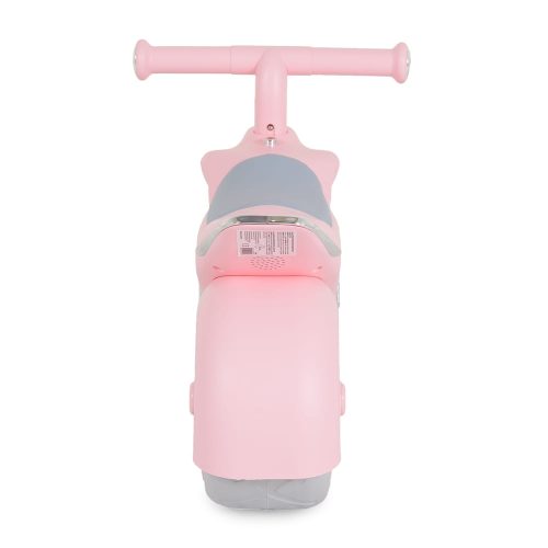 Moni Mini cruze futóbicikli, ráülős járgány, kismotor, zenélő, óriás kerekekkel rózsaszín