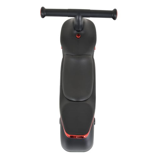 Moni Mini cruze futóbicikli, ráülős járgány, kismotor, zenélő, óriás kerekekkel fekete