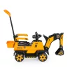 Moni Bumblebee ráülős akkus vezethető kotrógép 50kg-ig sárga/fekete
