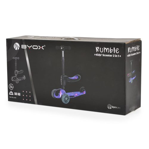 Moni Rumble roller ráülős, átalakítható színes/fekete