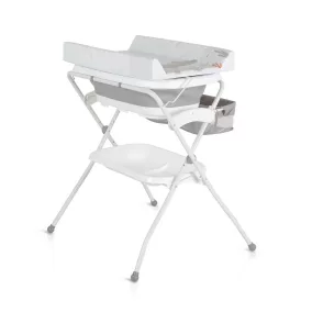   Moni Como összecsukható kád állvánnyal és pelenkázóval szürke