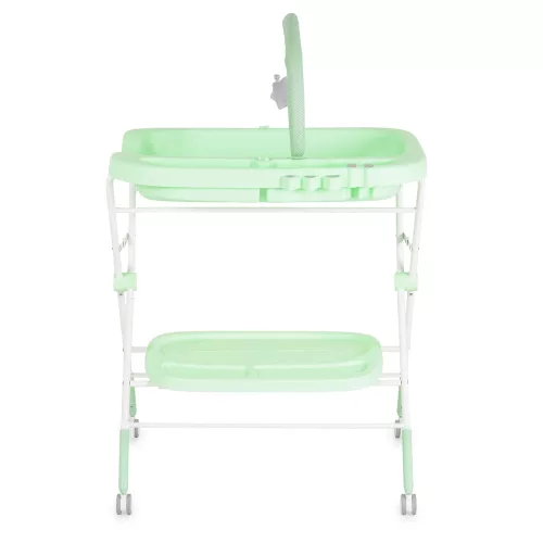 Moni Croco multifunkciós, összecsukható pelenkázó asztal mentazöld