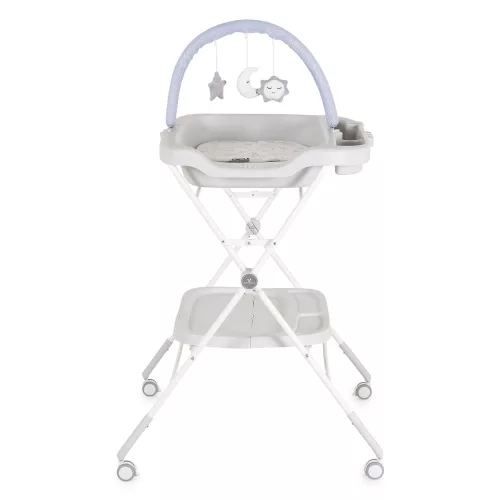 Moni Croco multifunkciós, összecsukható pelenkázó asztal szürke