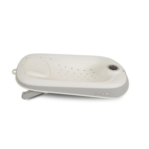 Moni Havana babatartó kádba vízhőmérővel fehér