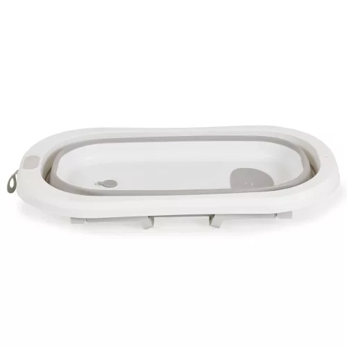 Moni Palma összecsukható kád fürdetőpárnával szürke