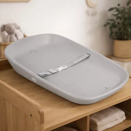 Moni Nuvia pelenkázó alátét szilikon szürke