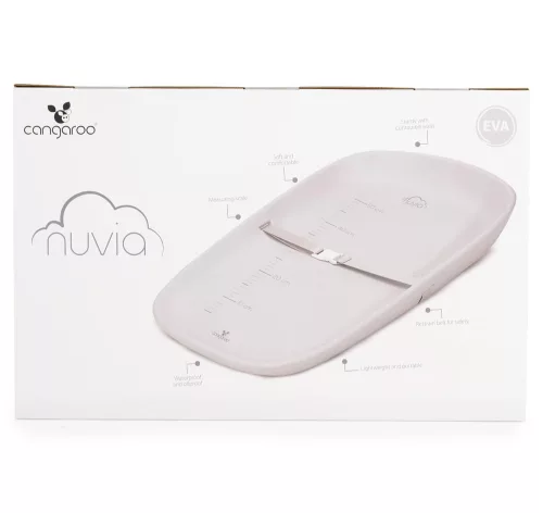 Moni Nuvia pelenkázó alátét szilikon szürke