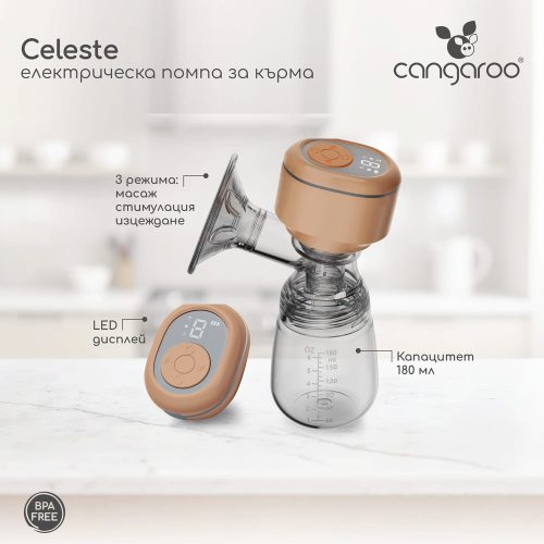 Moni Celeste elektromos mellszívó 180ml tartály, usb töltővel