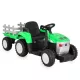 Moni BO DALLAS elektromos traktor trélerrel 12V 140cm ZÖLD