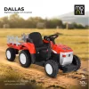 Moni Bo dallas elektromos traktor trélerrel 12v 140cm zöld
