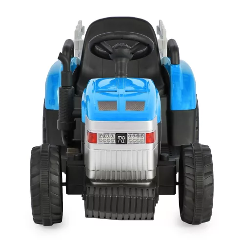 Moni Bo dallas elektromos traktor trélerrel 12v 140cm kék