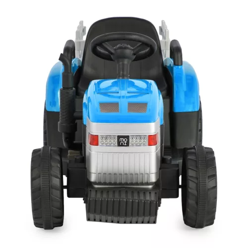 Moni BO DALLAS elektromos traktor trélerrel 12V 140cm KÉK