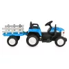 Moni Bo dallas elektromos traktor trélerrel 12v 140cm kék
