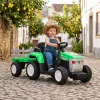 Moni BO DALLAS elektromos traktor trélerrel 12V 140cm PIROS