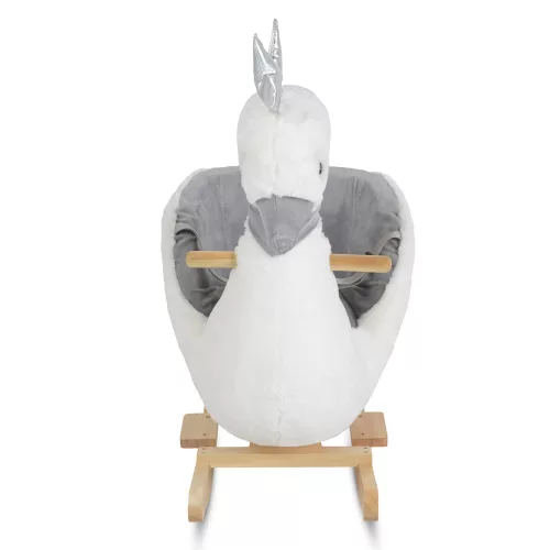 Moni Hintázó hattyú plüss, zenélő fehér