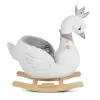 Moni Hintázó hattyú plüss, zenélő fehér