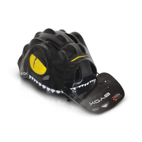 Moni Biciklis sisak dino gyerek tarajos fekete