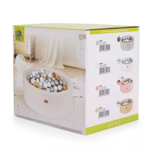 Moni Labdamedence 200db 5,5cm arany labdával rózsaszín