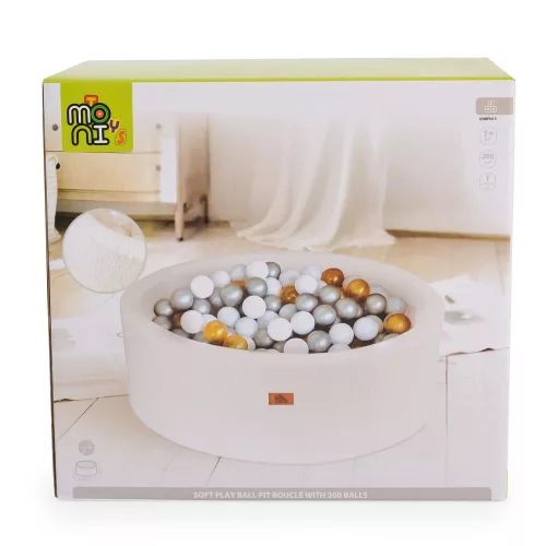 Moni Labdamedence 200db 5,5cm arany labdával rózsaszín