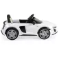 Moni Bo audi r8 spyder elektromos autó 105cm fehér