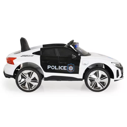 Moni Bo audi rs e-tron 717 police elektromos autó rendőrségi fehér