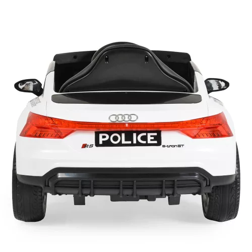 Moni Bo audi rs e-tron 717 police elektromos autó rendőrségi fehér