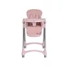 Moni Rico multi etetőszék alsó kosár nélkül, összecsukható pink