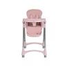 Moni RICO multi etetőszék alsó kosár nélkül, összecsukható PINK