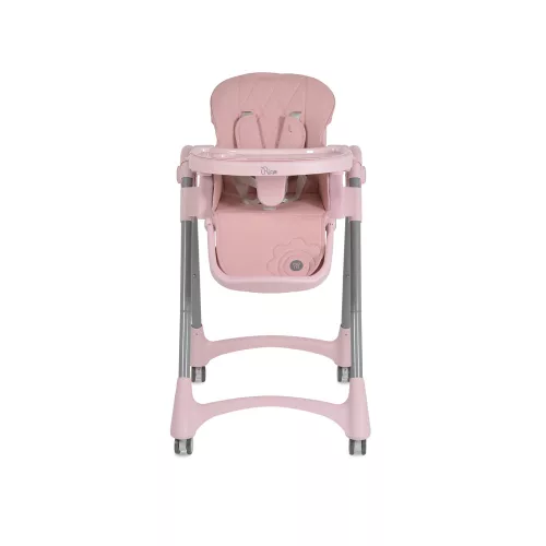 Moni Rico multi etetőszék alsó kosár nélkül, összecsukható pink