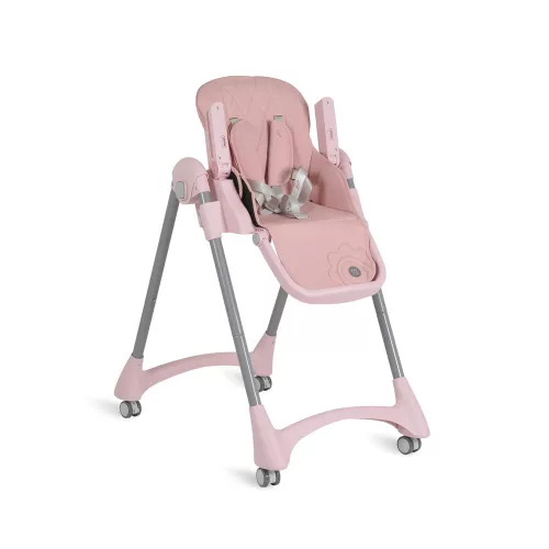 Moni Rico multi etetőszék alsó kosár nélkül, összecsukható pink