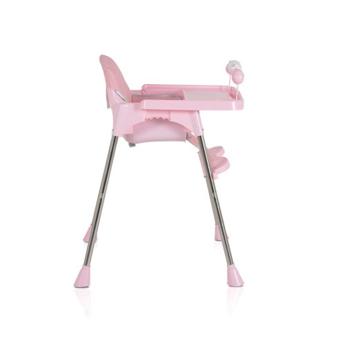 Moni Century etetőszék műanyag játékhíddal pink