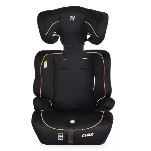 Moni FLEX autós ülés 76-150cm FEKETE/BÉZS díszcsík