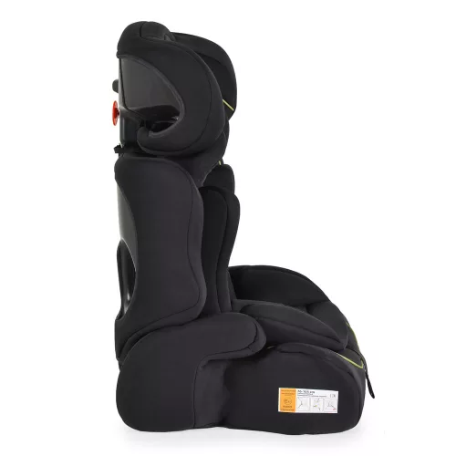 Moni FLEX autós ülés 76-150cm FEKETE/ZÖLD díszcsík