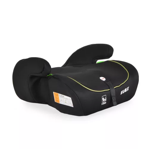 Moni FLEX autós ülés 76-150cm FEKETE/ZÖLD díszcsík