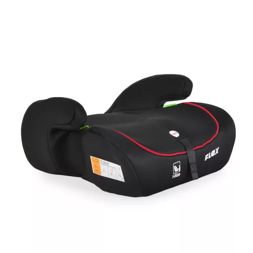 Moni FLEX autós ülés 76-150cm FEKETE/PIROS díszcsík