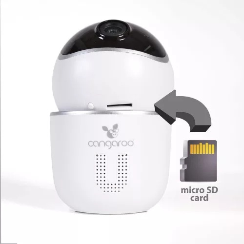 Moni Cangaroo Hype bébiőr, kamera, wifis 360ban forgatható, ledes