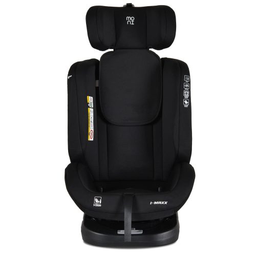 Moni I-maxx autós ülés, isofix, forgatható, 2 plüss+párna 40-150cm fekete