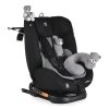 Moni I-maxx autós ülés, isofix, forgatható, 2 plüss+párna 40-150cm szürke