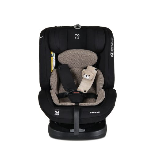 Moni I-maxx autós ülés, isofix, forgatható, 2 plüss+párna 40-150cm bézs