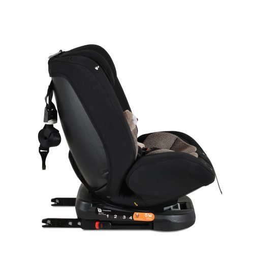 Moni I-maxx autós ülés, isofix, forgatható, 2 plüss+párna 40-150cm bézs