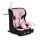 Moni Security autós ülés belső övvel, isofix, ajándék 2plüss+párna 76-150cm pink