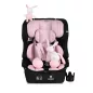   Moni Security autós ülés belső övvel, isofix, ajándék 2plüss+párna 76-150cm pink