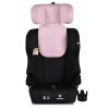 Moni Security autós ülés belső övvel, isofix, ajándék 2plüss+párna 76-150cm pink