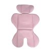 Moni Security autós ülés belső övvel, isofix, ajándék 2plüss+párna 76-150cm pink